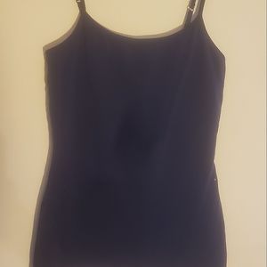 Navy blue built in bra